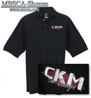 CKM Tennisshirt in high quallity broiled logo.