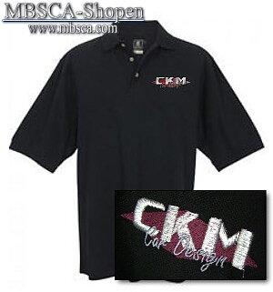 CKM Tennisshirt in high quallity broiled logo.