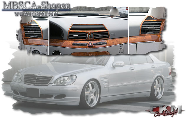 W220 Precious wood airventilation 3 pcs