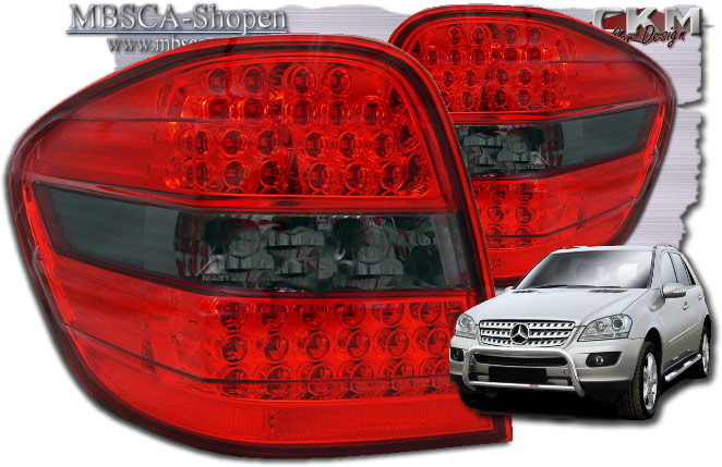 Clearglas taillights Red/Smoke with LEDs 2 pcs - 2