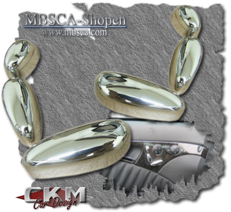Chromecover for seat adjusters.