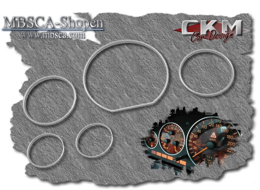Chromerings guages 5 pcs set