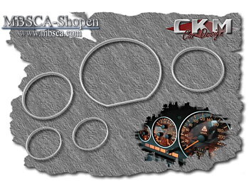 Chromerings guages 5 pcs set