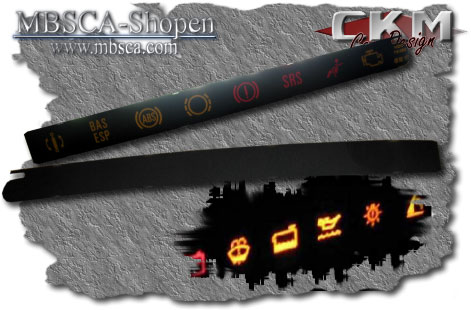 Facelift 89-98 instrument bars 2pcs