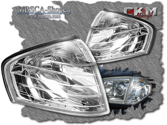 Clear turn signals front 2 pcs - 3