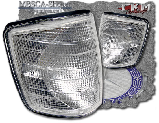 Turnsignals white 2 pcs set.