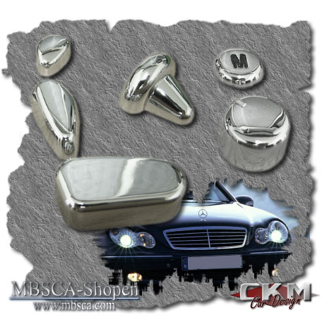 Chromecover for seat adjusters.