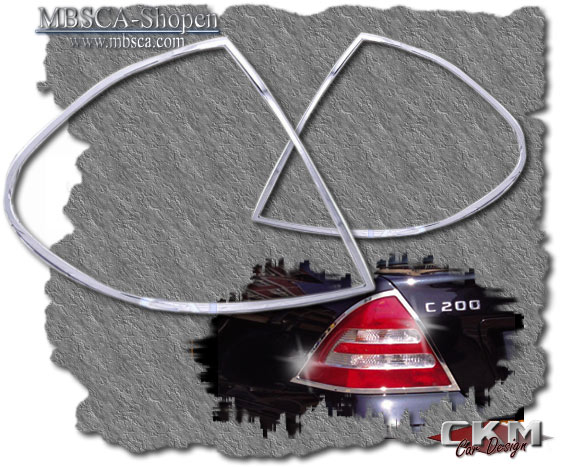 Chromerings for taillights. 2 pcs set