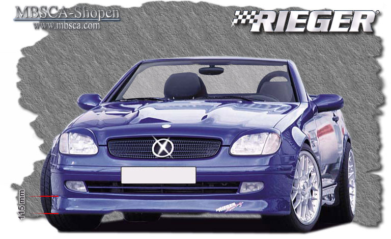 5. Rieger lower frontspoiler 97-99