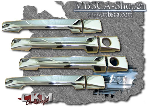 Chrome handle covers 4 pcs.