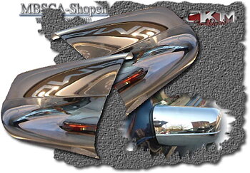 Chromecovers for mirrors