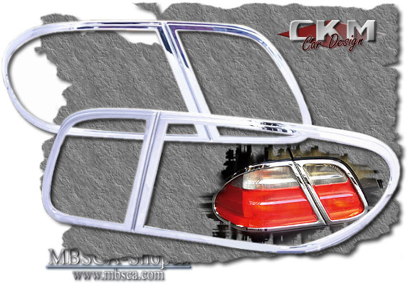 Chromerings for taillights. 4pcs set - 2