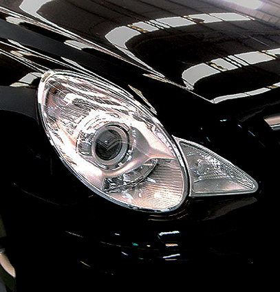 Chromerings for frontlights. 4pcs set