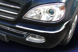 Chrome rings frontlights 2 pcs set