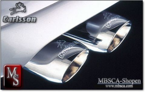 Carlsson Sportsystem with 4 pipes for E220CDI
