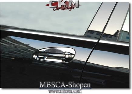 Chrome door handle shells 4 pcs - 3