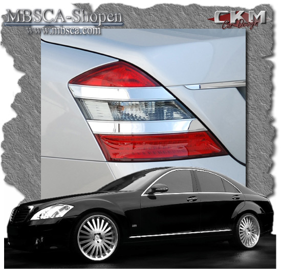 Chromerims for taillights 4pcs