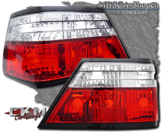 Clearglas Taillights Red/Clear 2pcs