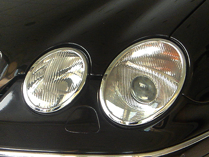 Chromerings for headlights 4 pcs set