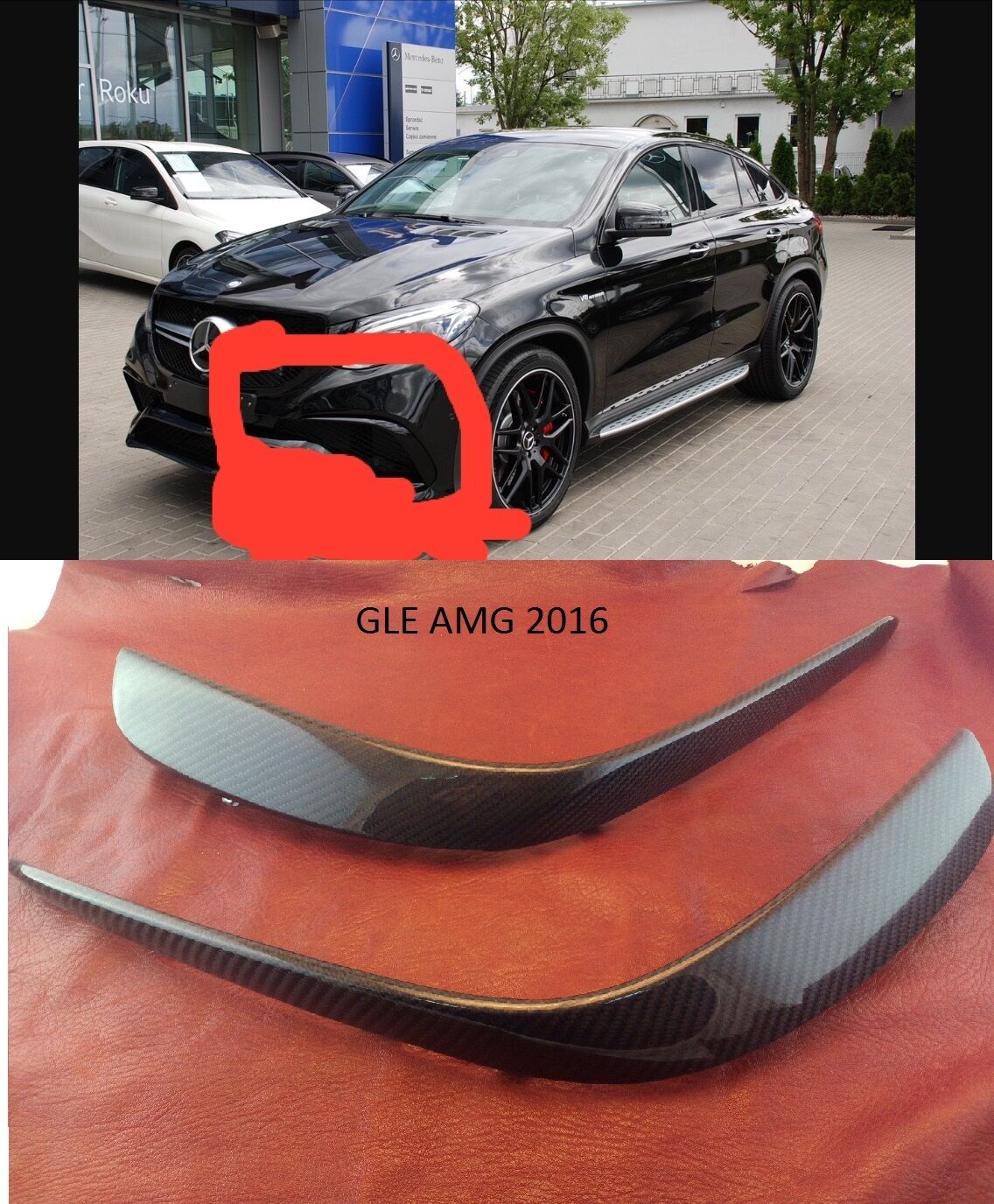 1. CKM Carbon front spoilers 2 pcs - 5
