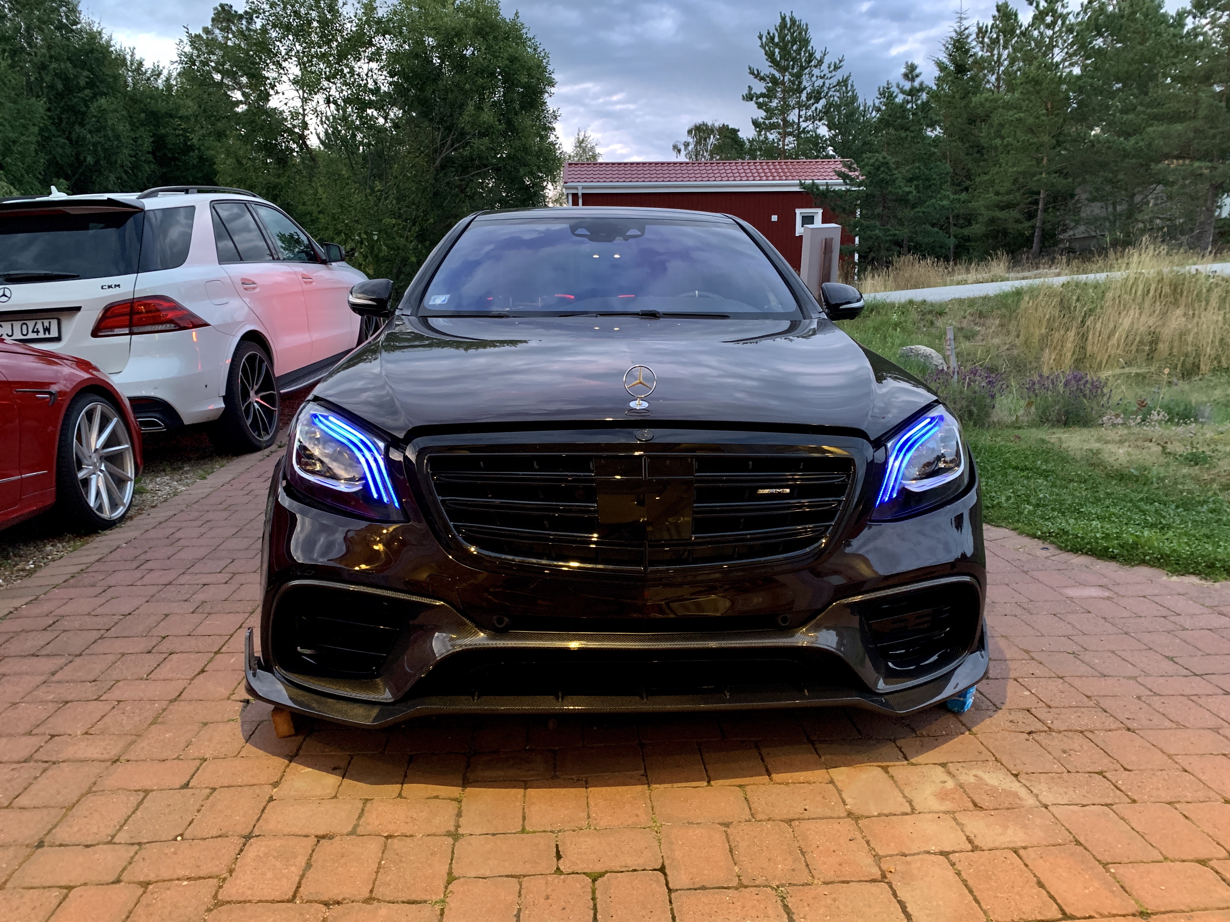 1. CKM front lip CARBON 18-20 B look - 3