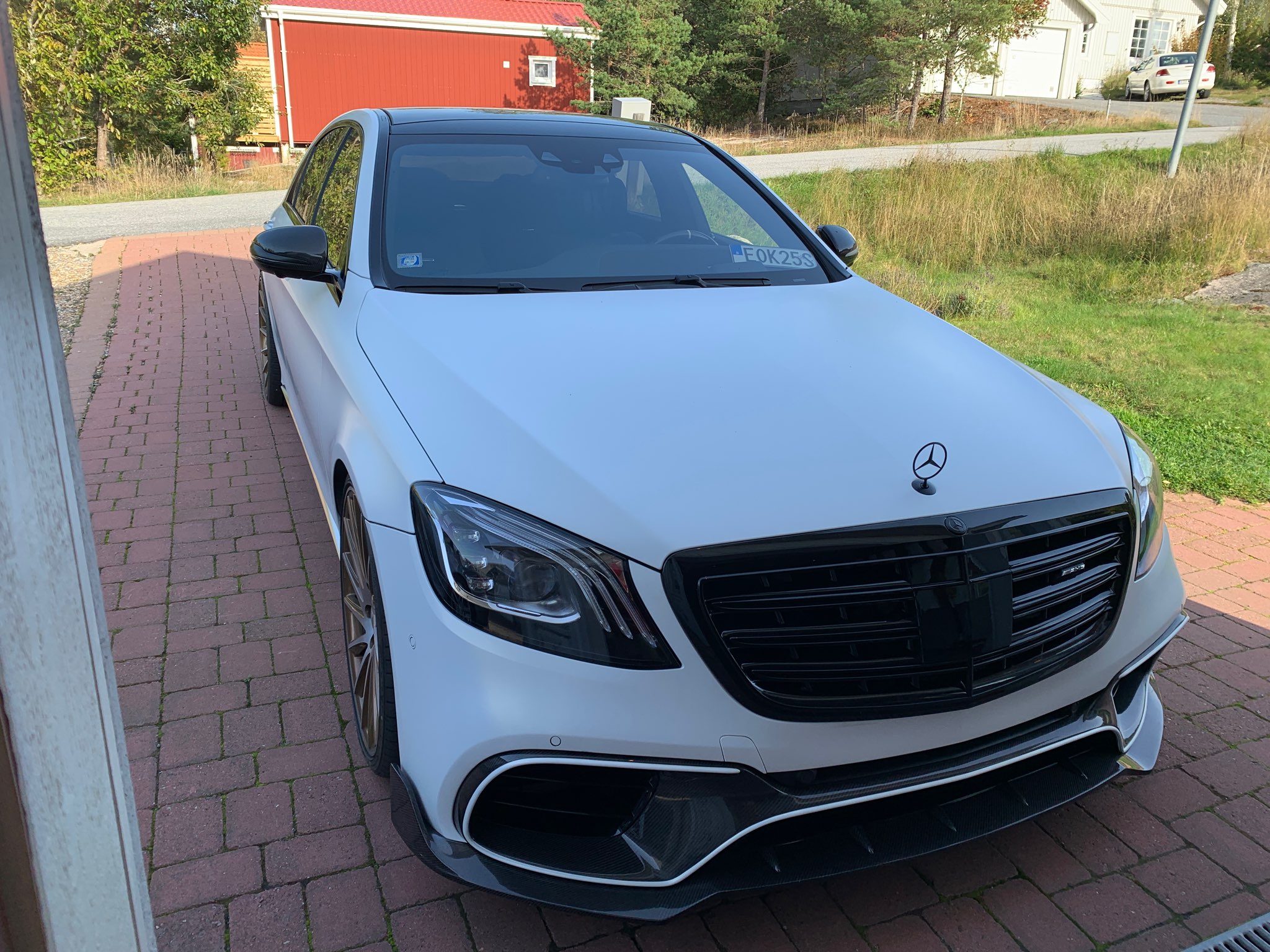 1. CKM front lip CARBON 18-20 B look - 2