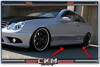 1. CKM Sidokjolar 2st  "AMG LOOK" 
