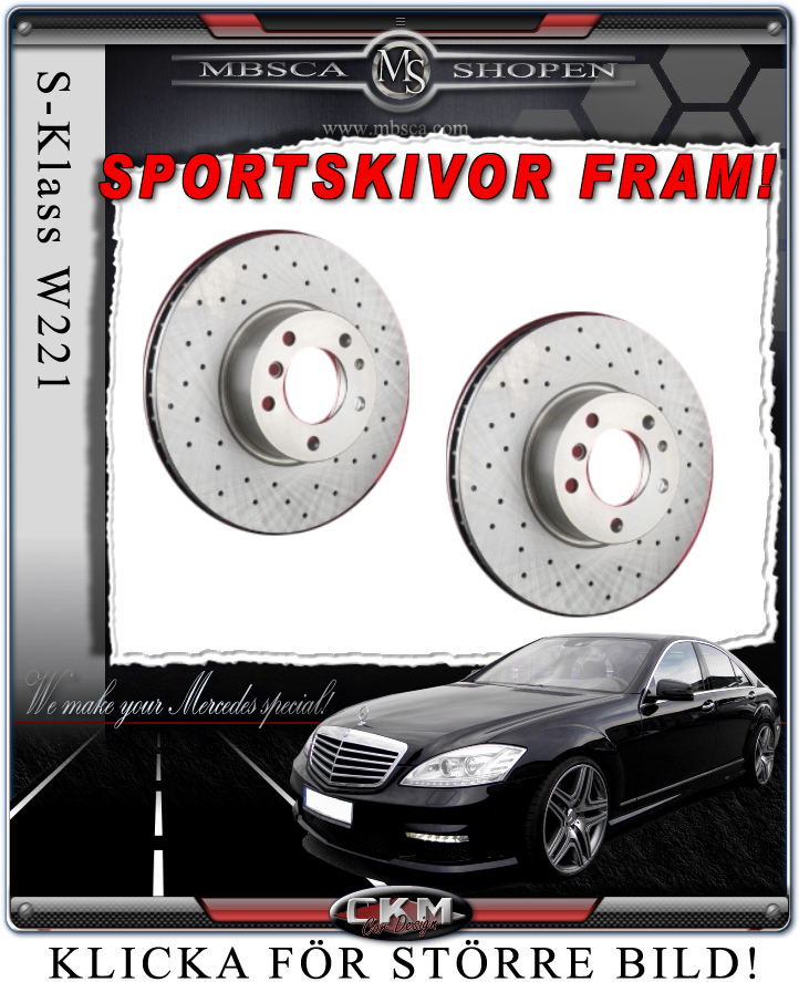 Sport bromsskior Front 2st 