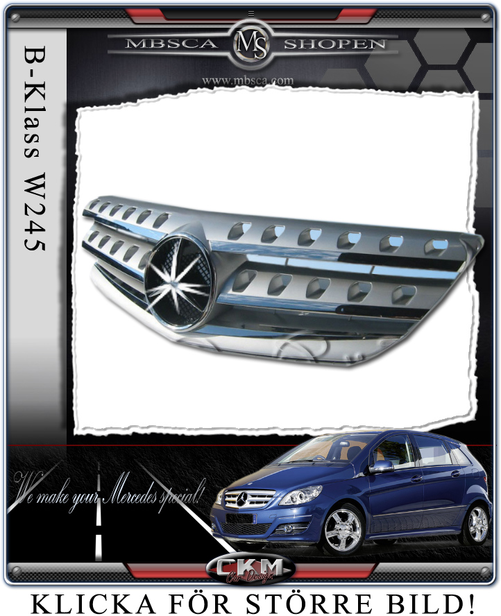 Sport grill i silver/Chrome