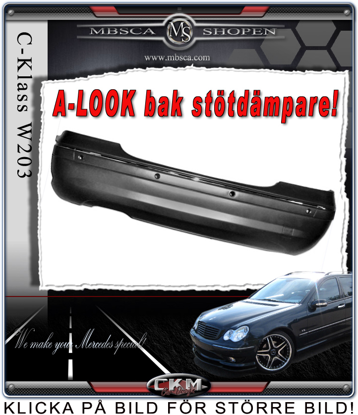 1. CKM A-look C32 rear bumper 01-06