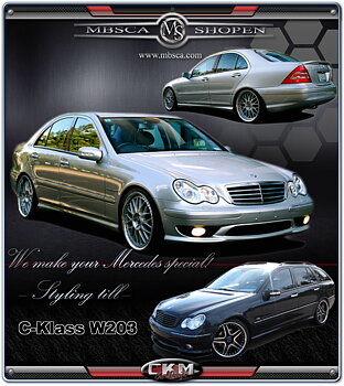 1. CKM A-look C32 rear bumper 01-06