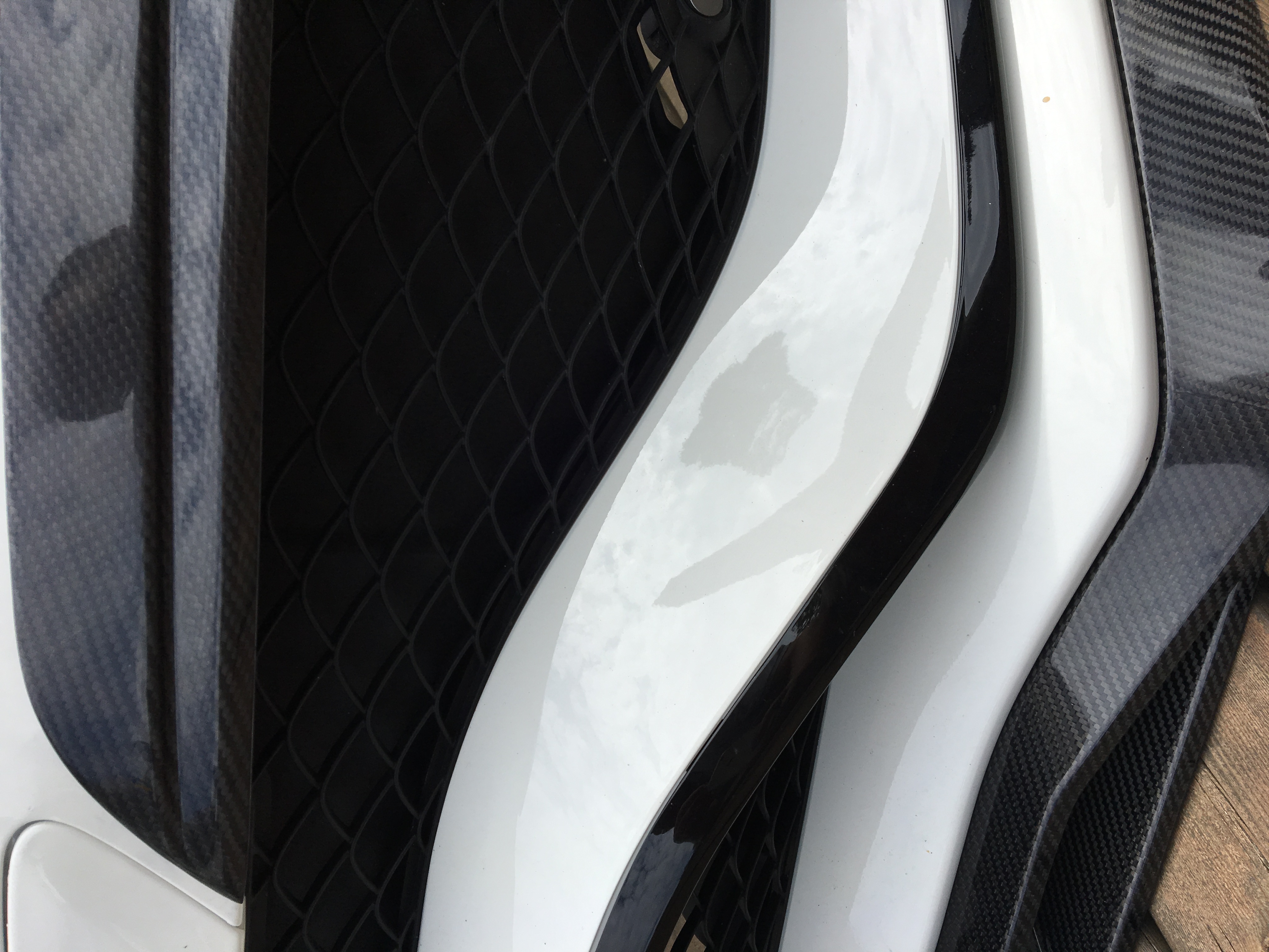 1. CKM Carbon front spoilers B-look 2 pcs - 4
