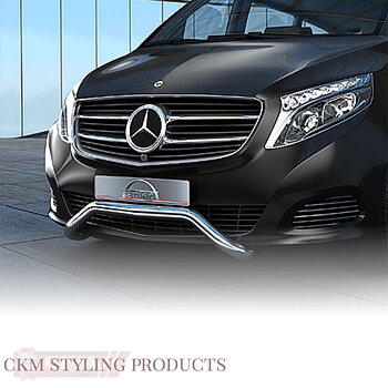 Chromed  Pedestrian Protection Bar 60 mm