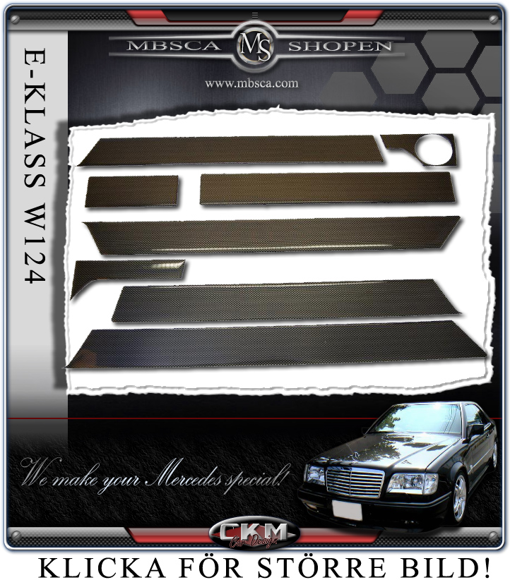 Carbonfiber set 8 pcs