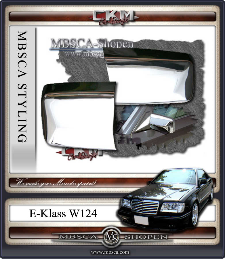 Mirrorcover in Chrome 2 pcs