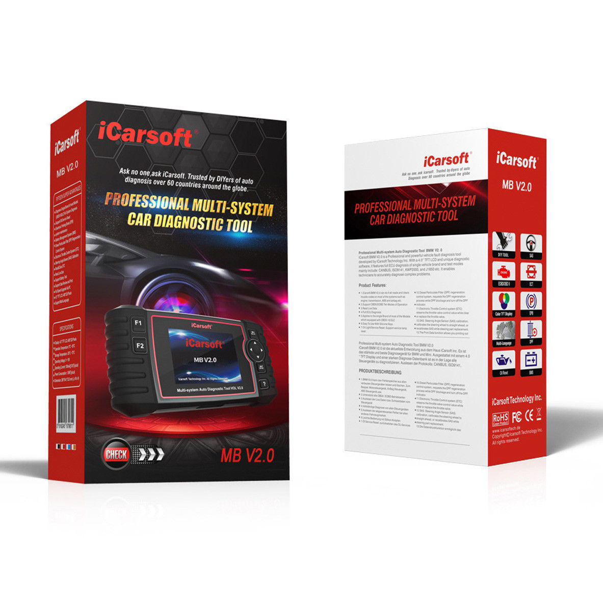 iCarsoft scanner MB V2.0 for: Mercedes-Benz / Sprinter / Smart - 4