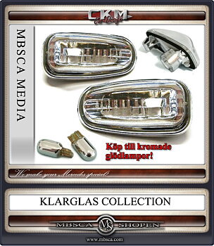 Crystal side markers Facelift 2 pcs