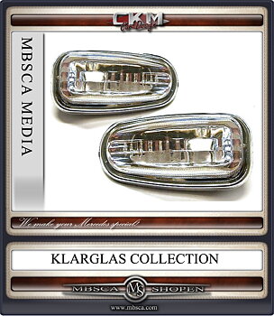 Crystal side markers Facelift 2 pcs