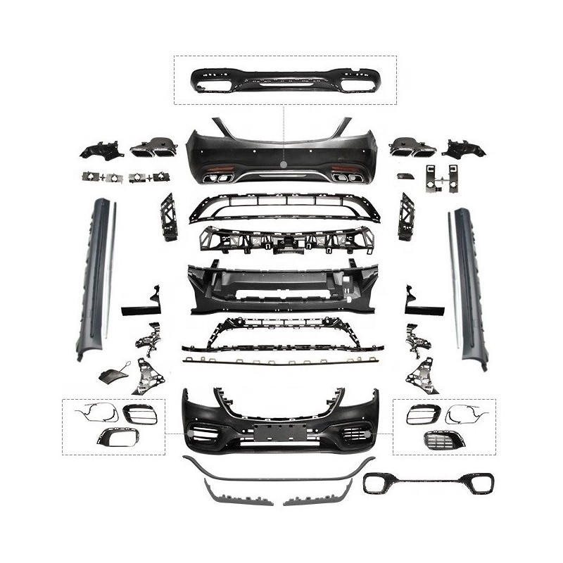 1. CKM S63 2018 faccelift AMG look kit  - 6