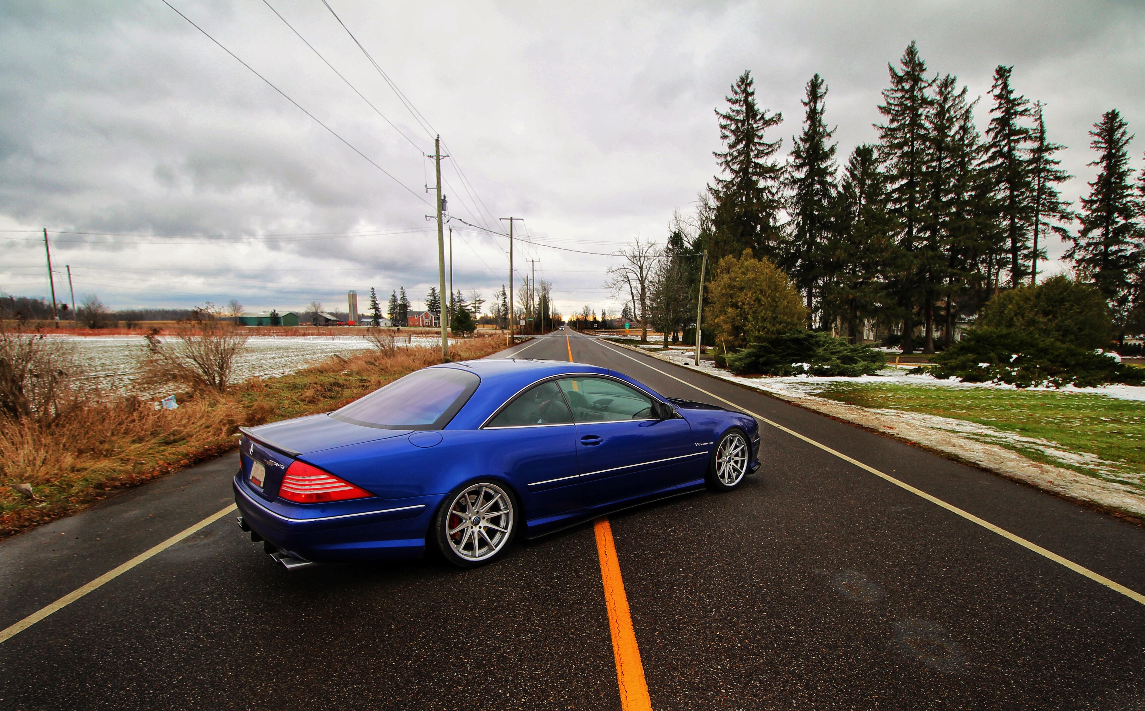 1. CKM front lip CARBON for CL 55 AMG - 3