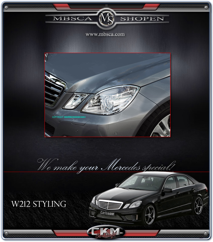 Chromerings for headlights. 4 pcs set - 2