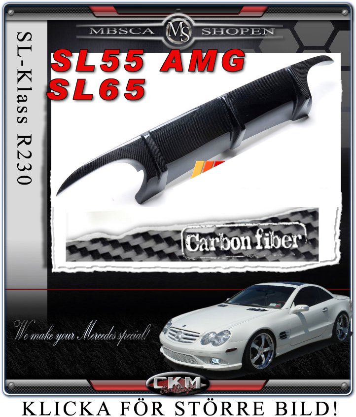 6. CKM "AMG look" duffuser in Carbon Fiber for SL55/SL65