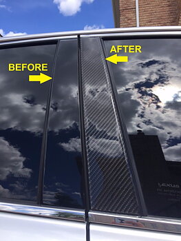 1. CKM Carbon trim pillars 6 pcs