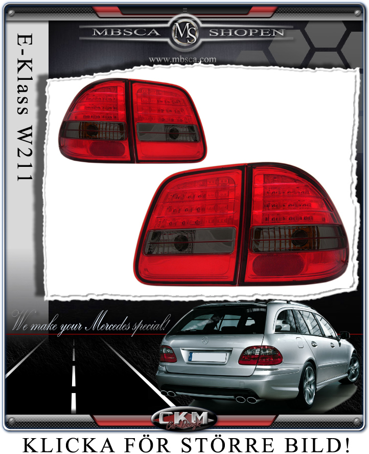 Clear taillights WAGON Red/Smoke 2pcs set