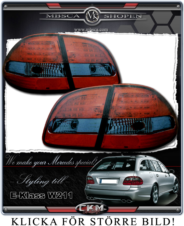 Clear taillights WAGON Red/Smoke 2pcs set - 2
