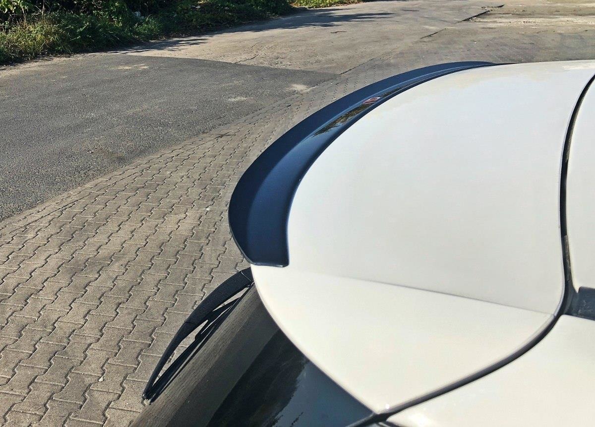 1. CKM Carbon look or black roof wing extension 1pcs - 5