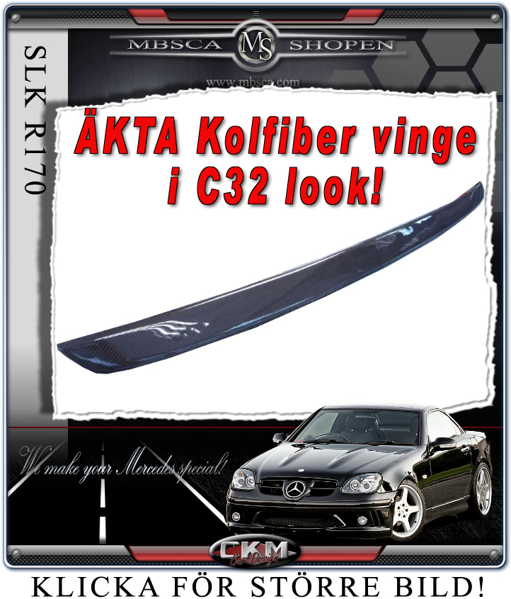 1.Kolfiber carbon wing  "C32 look"