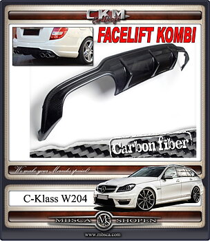 1. Kolfiber diff 1 pcs WAGON FACELIFT