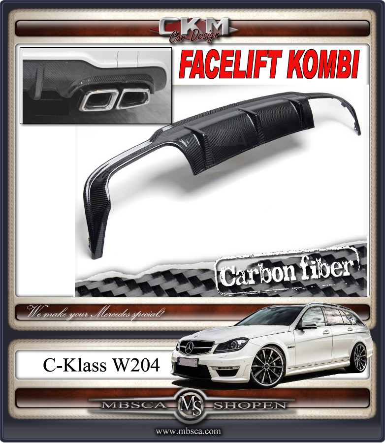 1. Kolfiber diff 1 pcs WAGON FACELIFT - 2