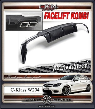 1. Kolfiber diff 1 pcs WAGON FACELIFT